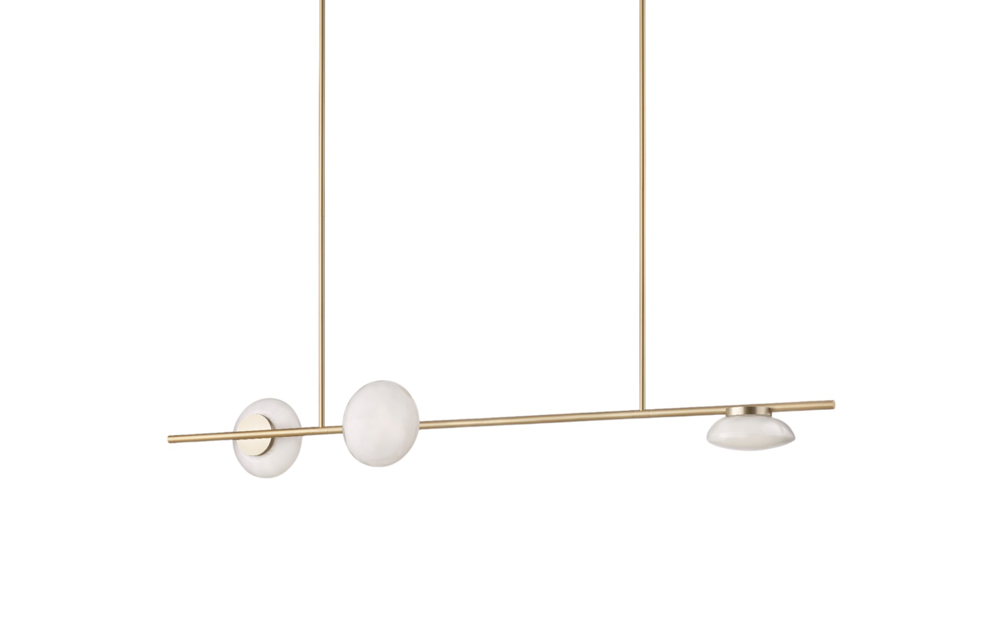 Ross Gardam Ceto Horizontal 23l Chandelier Double