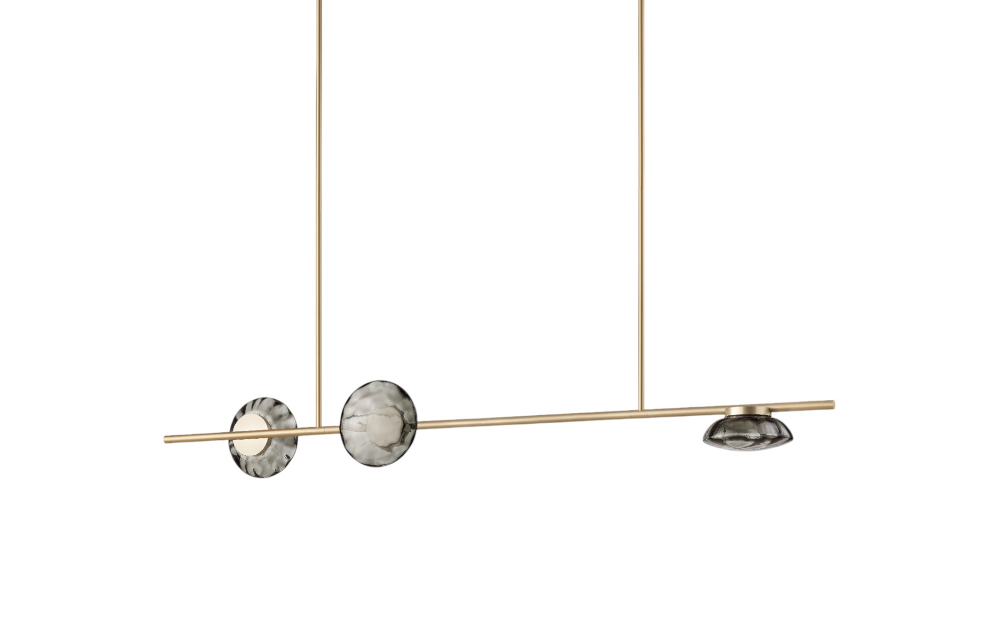 Ross Gardam Ceto Horizontal 23l Chandelier Double