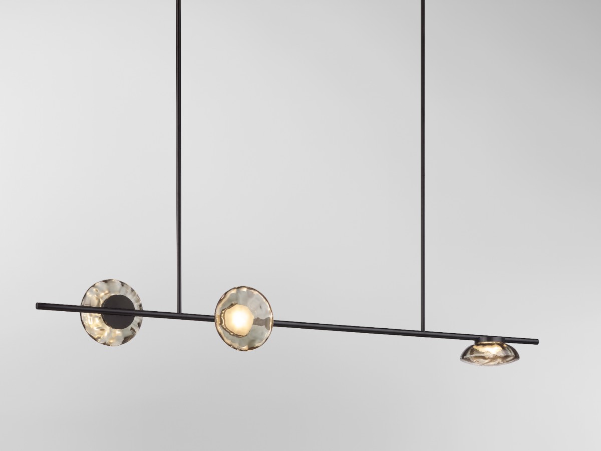 Ross Gardam Ceto Horizontal 23l Chandelier Double