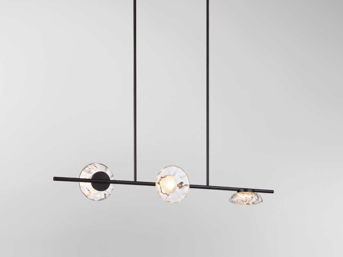 Ross Gardam Ceto Horizontal 23s Chandelier Double