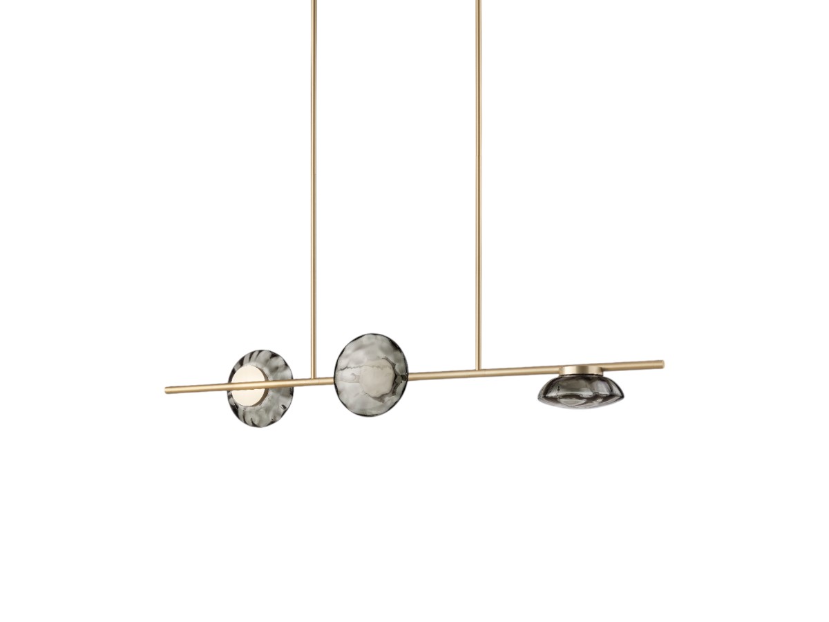 Ross Gardam Ceto Horizontal 23s Chandelier Double