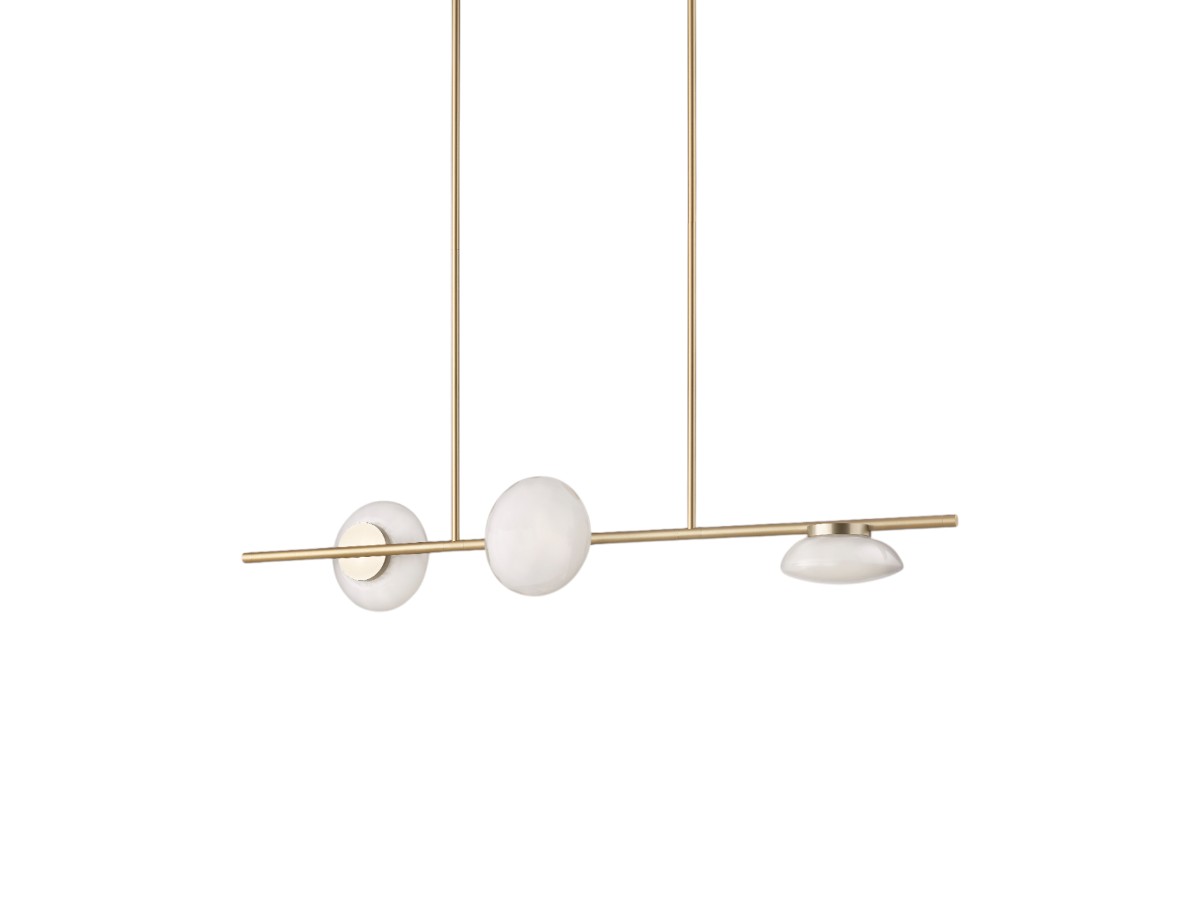 Ross Gardam Ceto Horizontal 23s Chandelier Double