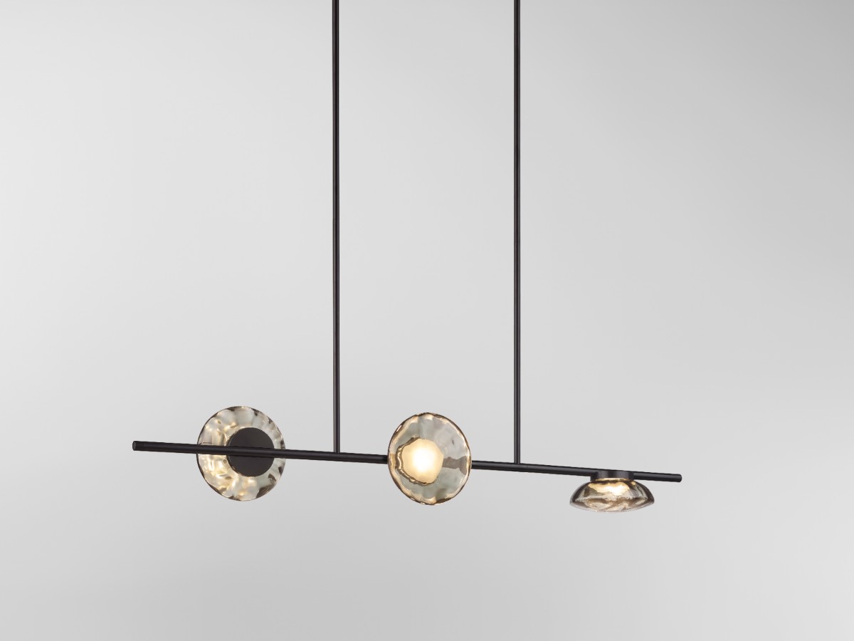 Ross Gardam Ceto Horizontal 23s Chandelier Double