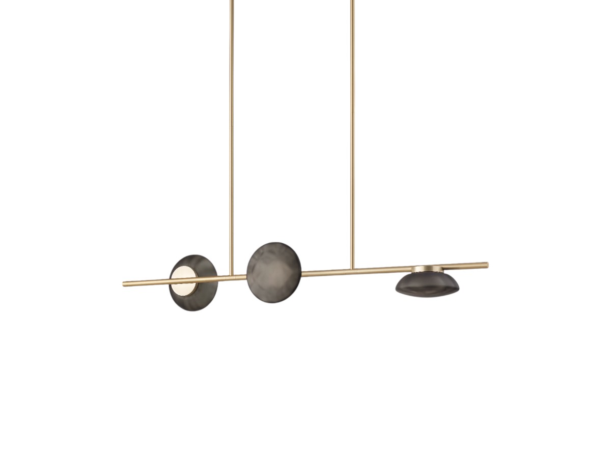 Ross Gardam Ceto Horizontal 23s Chandelier Double
