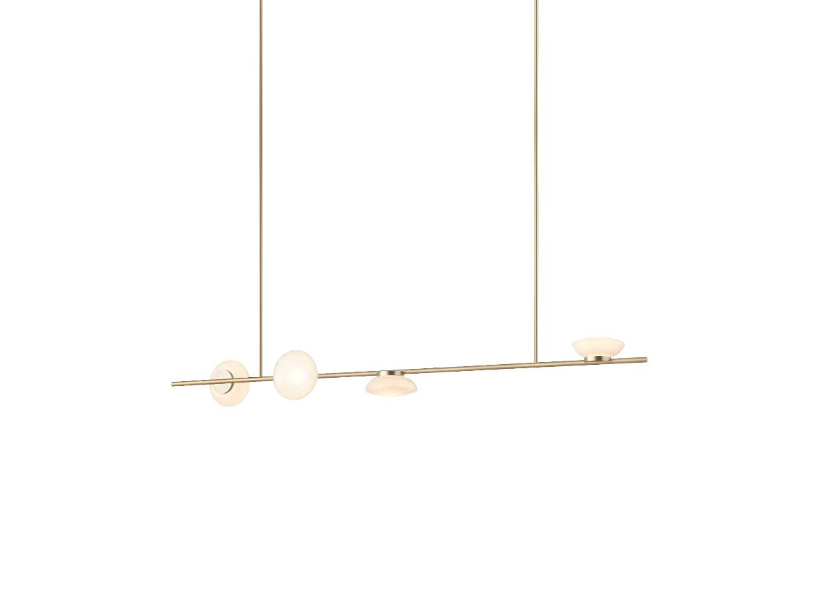 Ross Gardam Ceto Horizontal 24l Chandelier Double