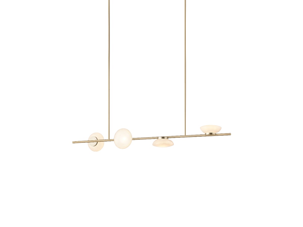 Ross Gardam Ceto Horizontal 24s Chandelier Double