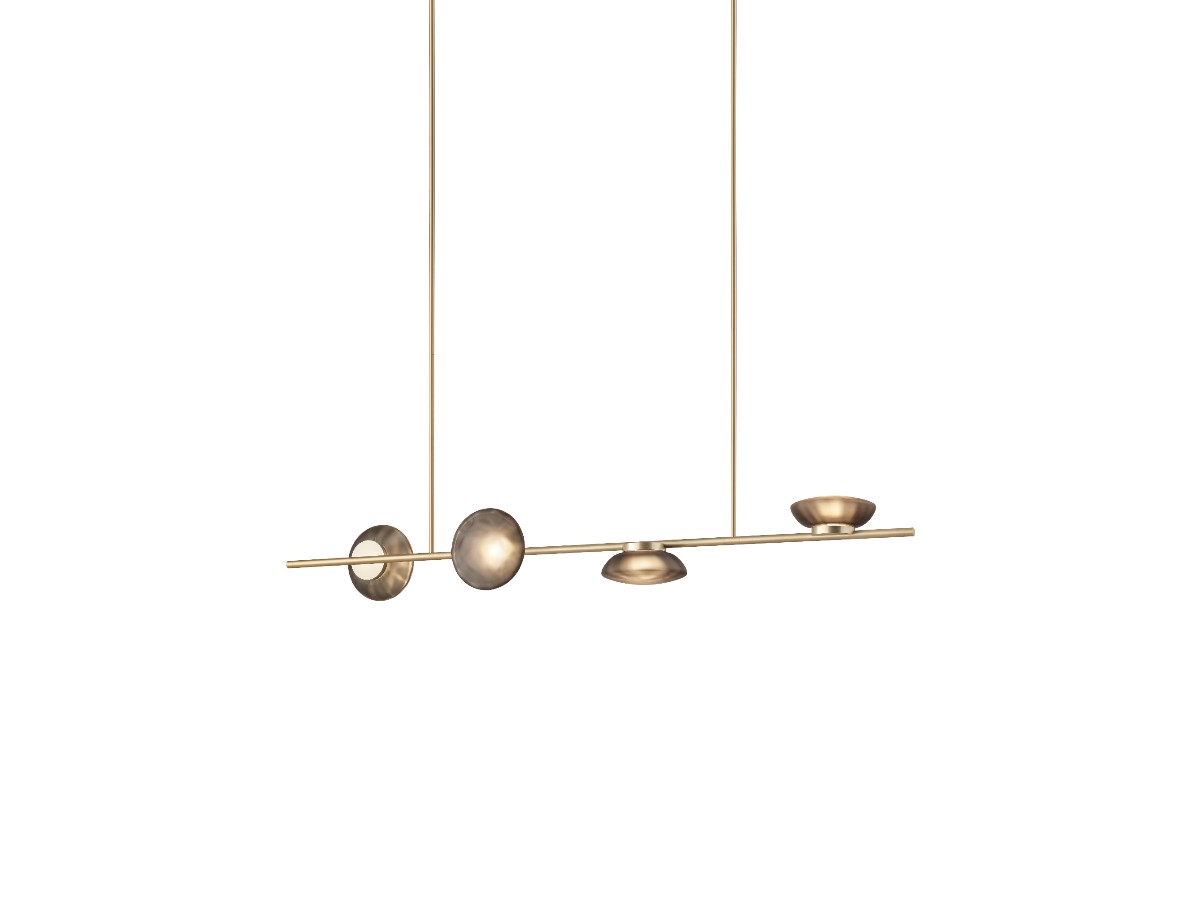 Ross Gardam Ceto Horizontal 24s Chandelier Double