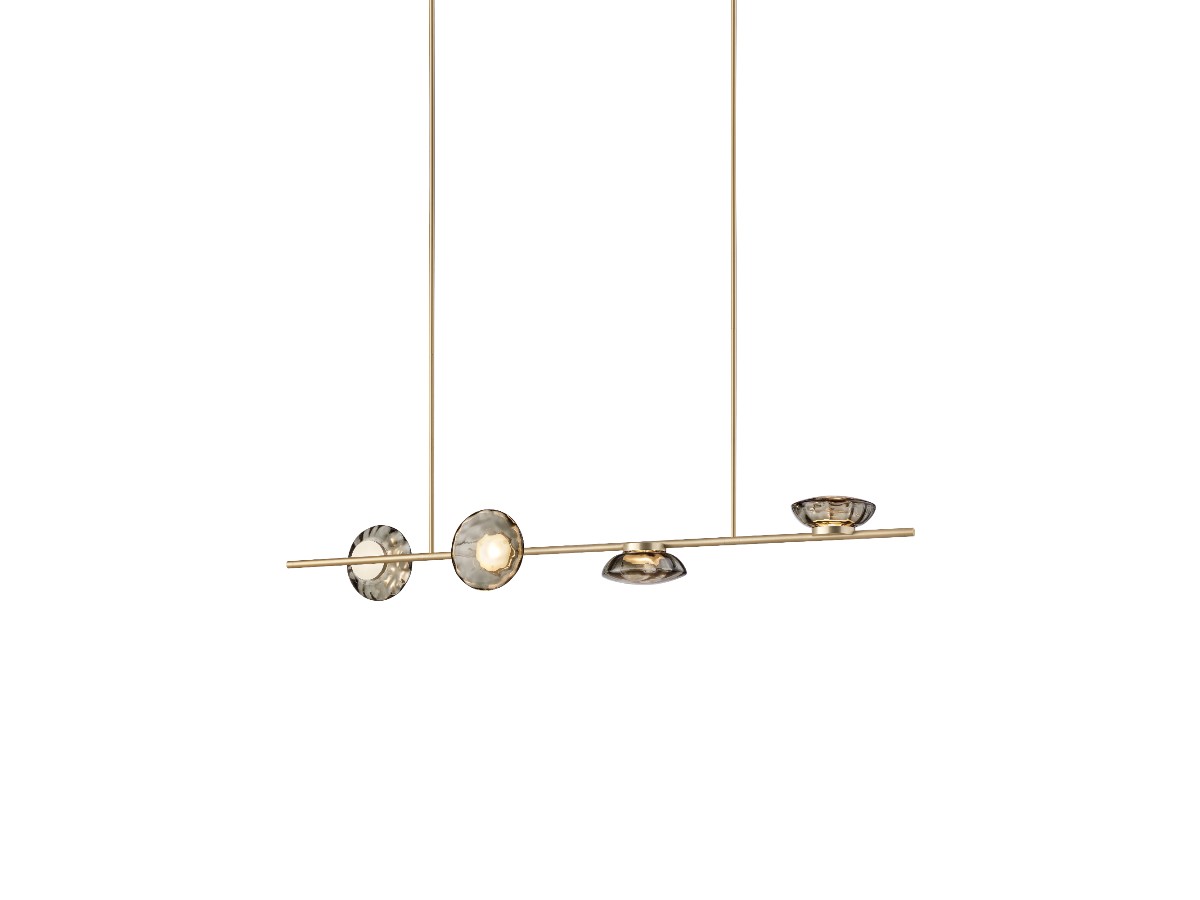 Ross Gardam Ceto Horizontal 24s Chandelier Double