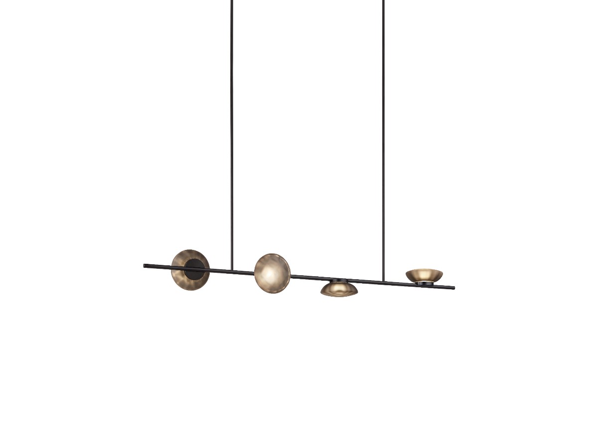 Ross Gardam Ceto Horizontal 24s Chandelier Double