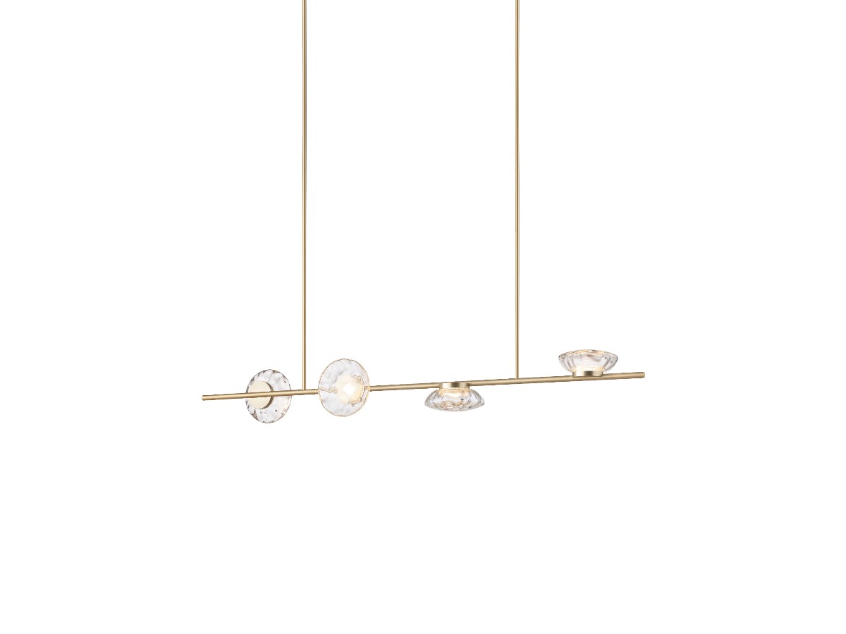 Ross Gardam Ceto Horizontal 24s Chandelier Double