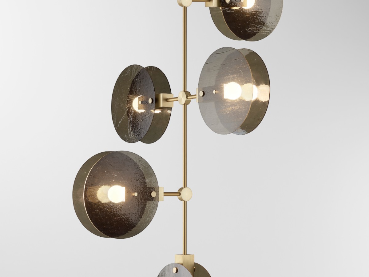 Ross Gardam Nebulae Vertical 15 O Chandelier