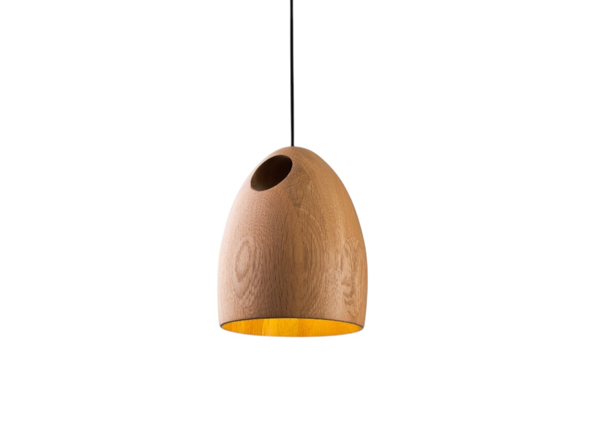 Ross Gardam Oak Large Suspension Lamp