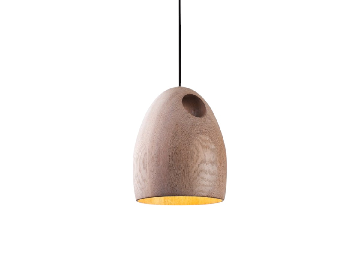 Ross Gardam Oak Large Suspension Lamp