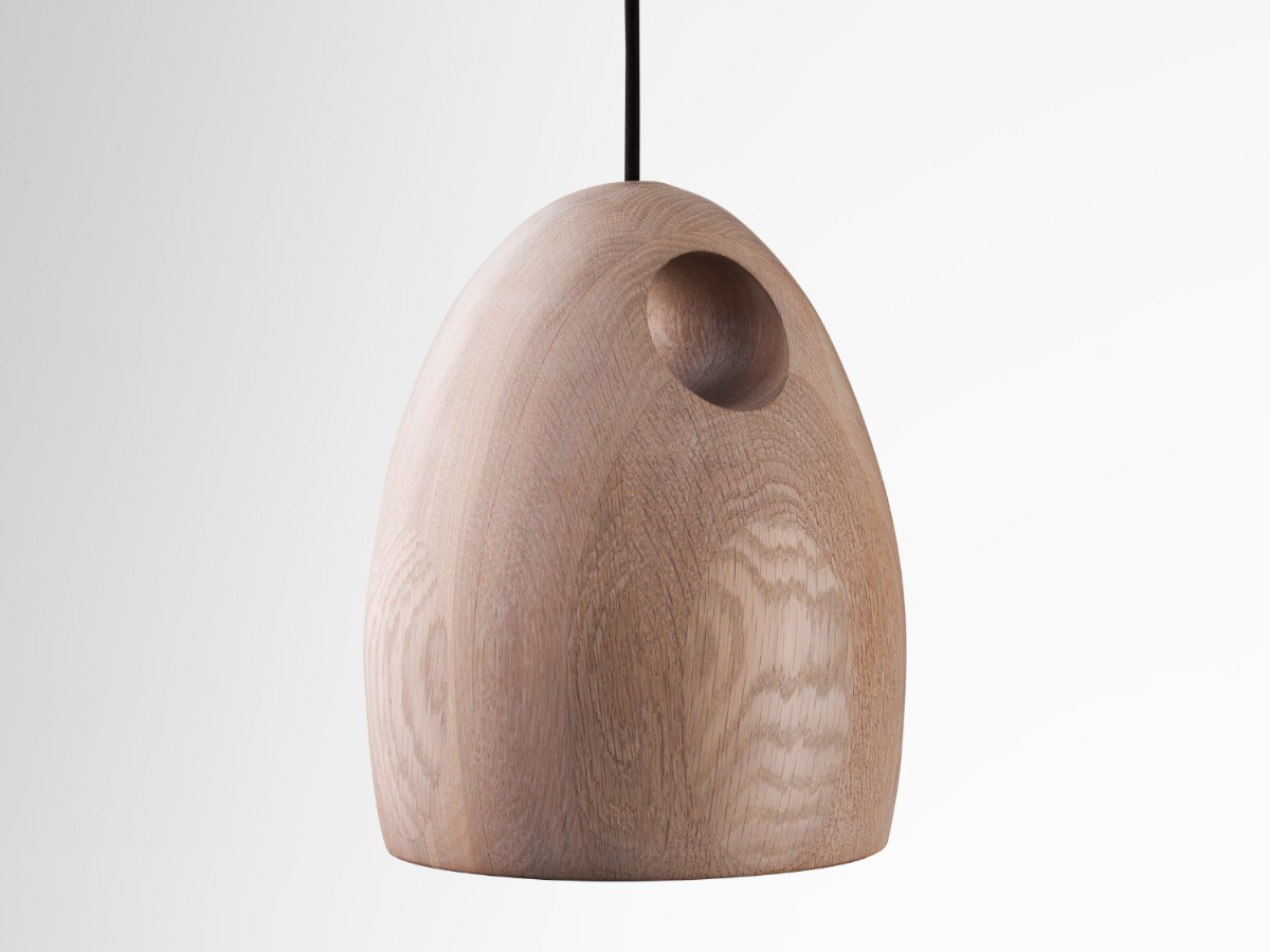 Ross Gardam Oak Standard Suspension Lamp