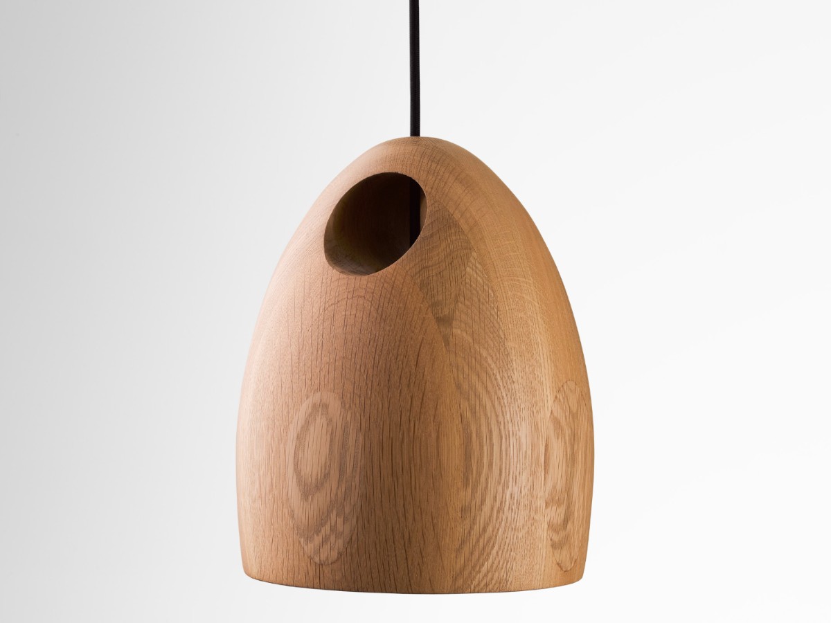Ross Gardam Oak Standard Suspension Lamp