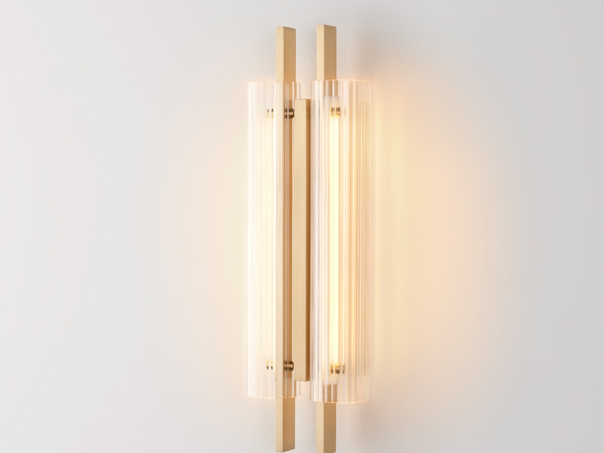 Ross Gardam Volant 2 Wall Lamp Brass