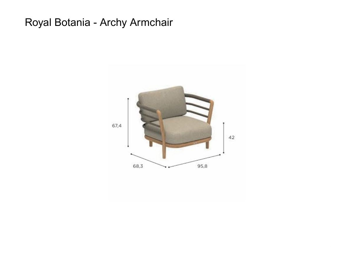 Royal Botania Archy Armchair