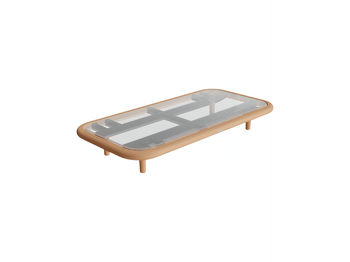 Royal Botania Archy Coffee Table Rectangular Glass Top