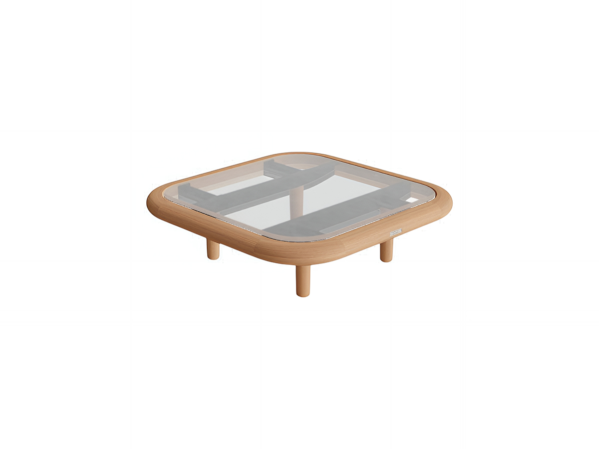 Royal Botania Archy Coffee Table Square Glass Top