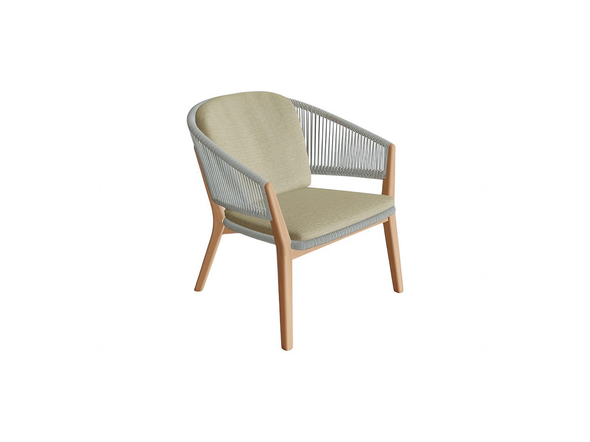 Royal Botania Cares Dining Chair Teak Low