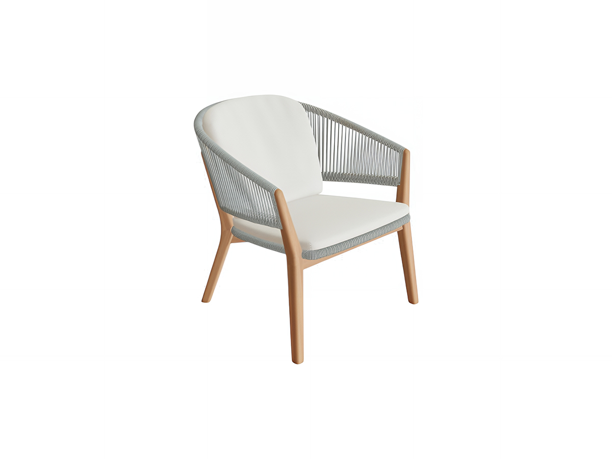Royal Botania Cares Dining Chair Teak Low