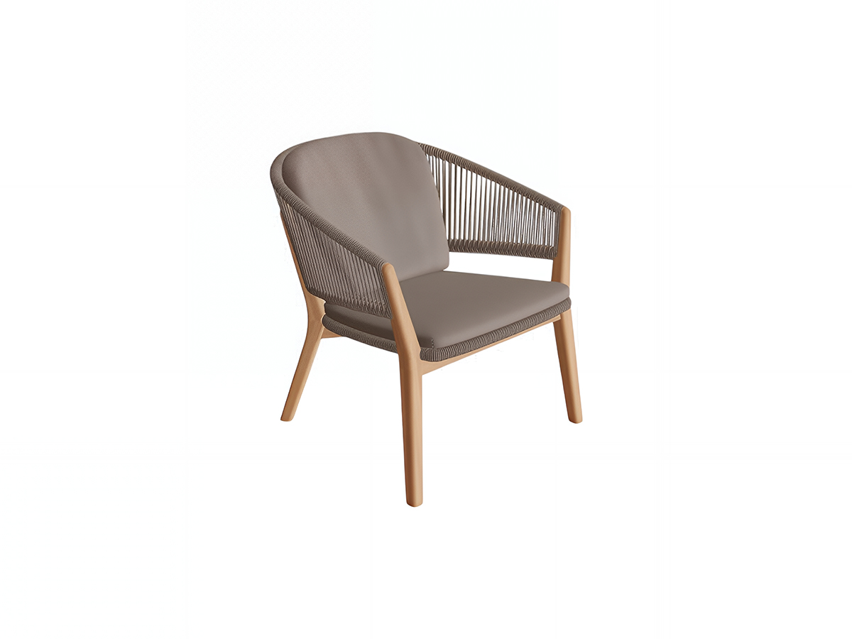 Royal Botania Cares Dining Chair Teak Low