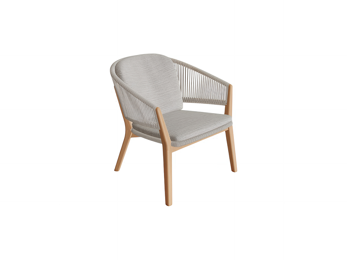 Royal Botania Cares Dining Chair Teak Low