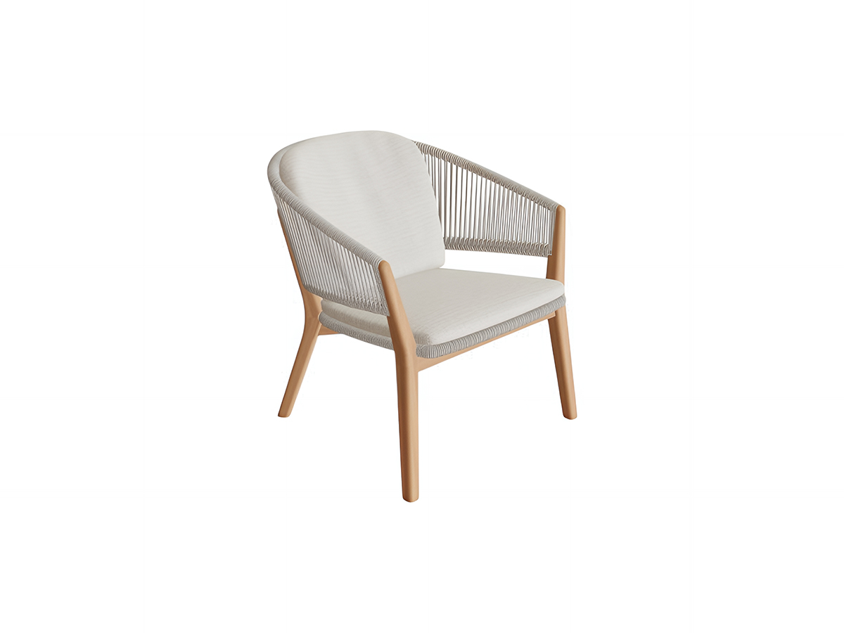 Royal Botania Cares Dining Chair Teak Low
