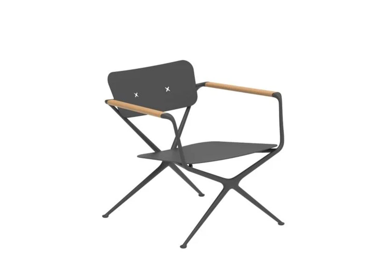 Royal Botania Exes Low Chair A Dry Black