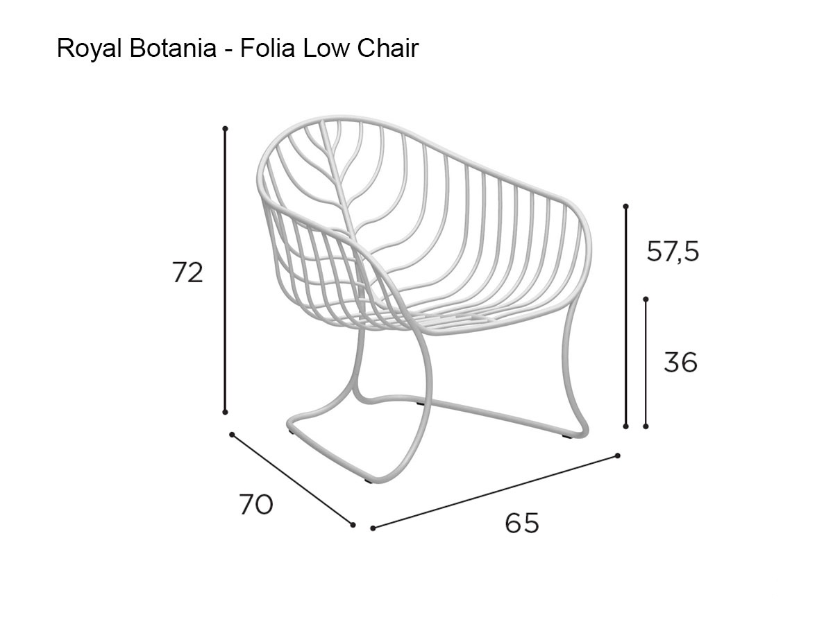 Royal Botania Folia Low Chair