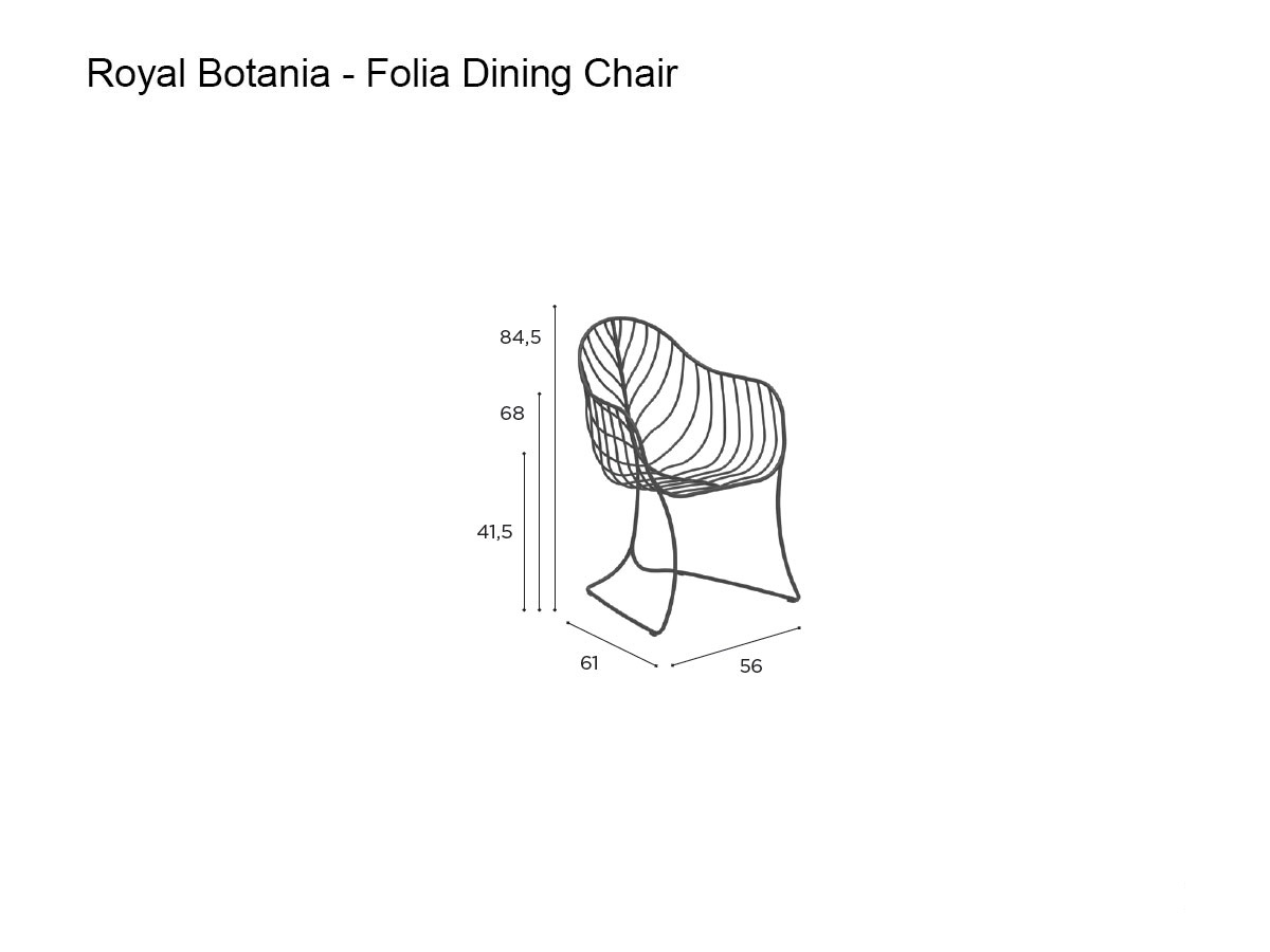 Royal Botania Folia Dining Chair
