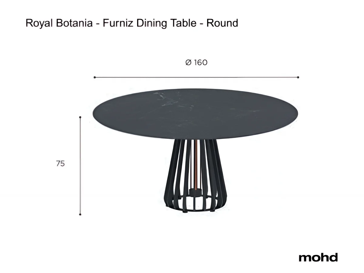 Royal Botania Furniz Dining Table Round