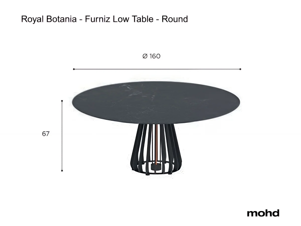 Royal Botania Furniz Low Table Round