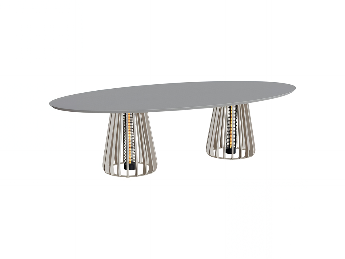 Royal Botania Furniz Low Table L 250 Cm Concrete