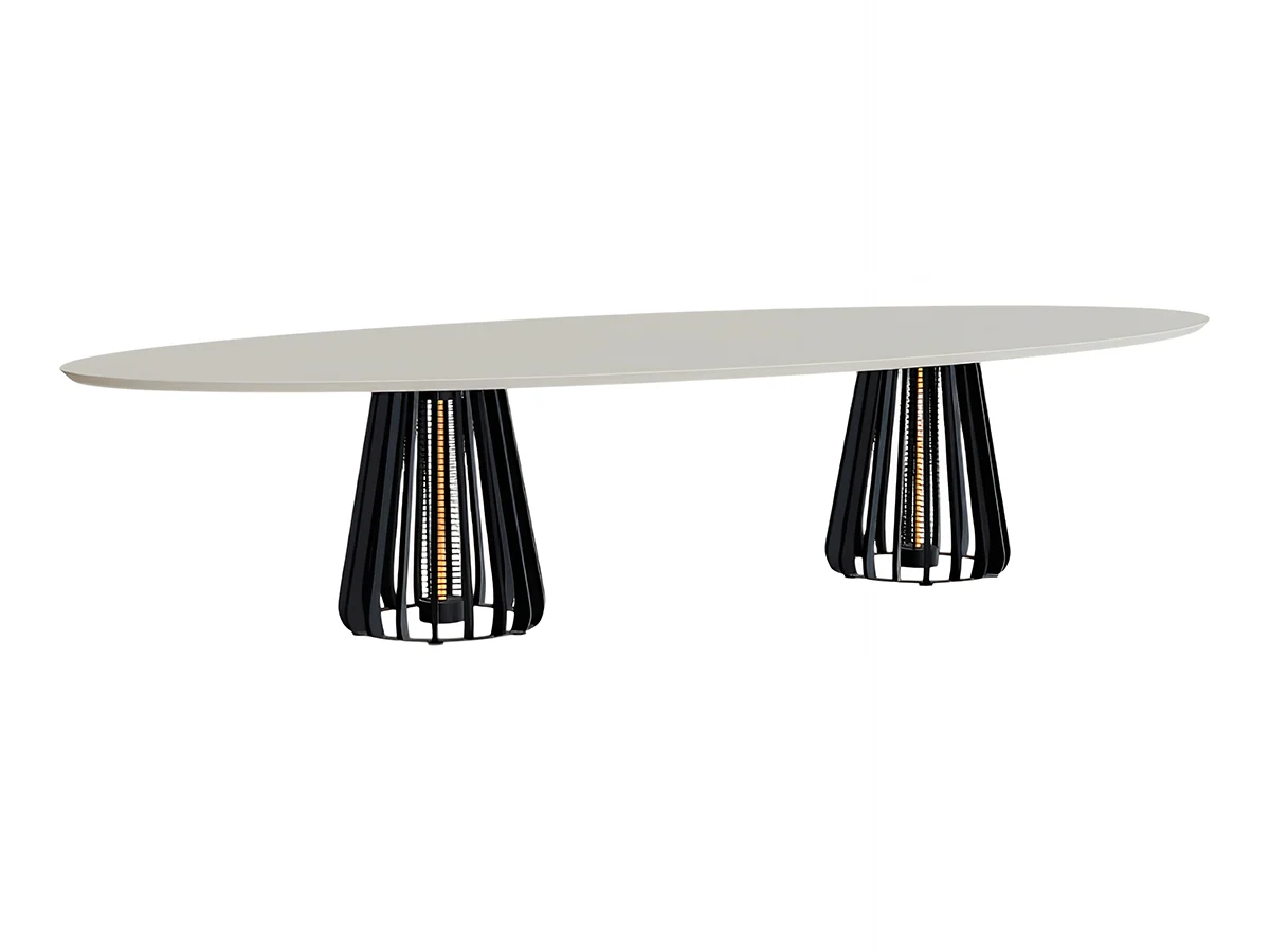 Royal Botania Furniz Low Table L 320 Cm Concrete