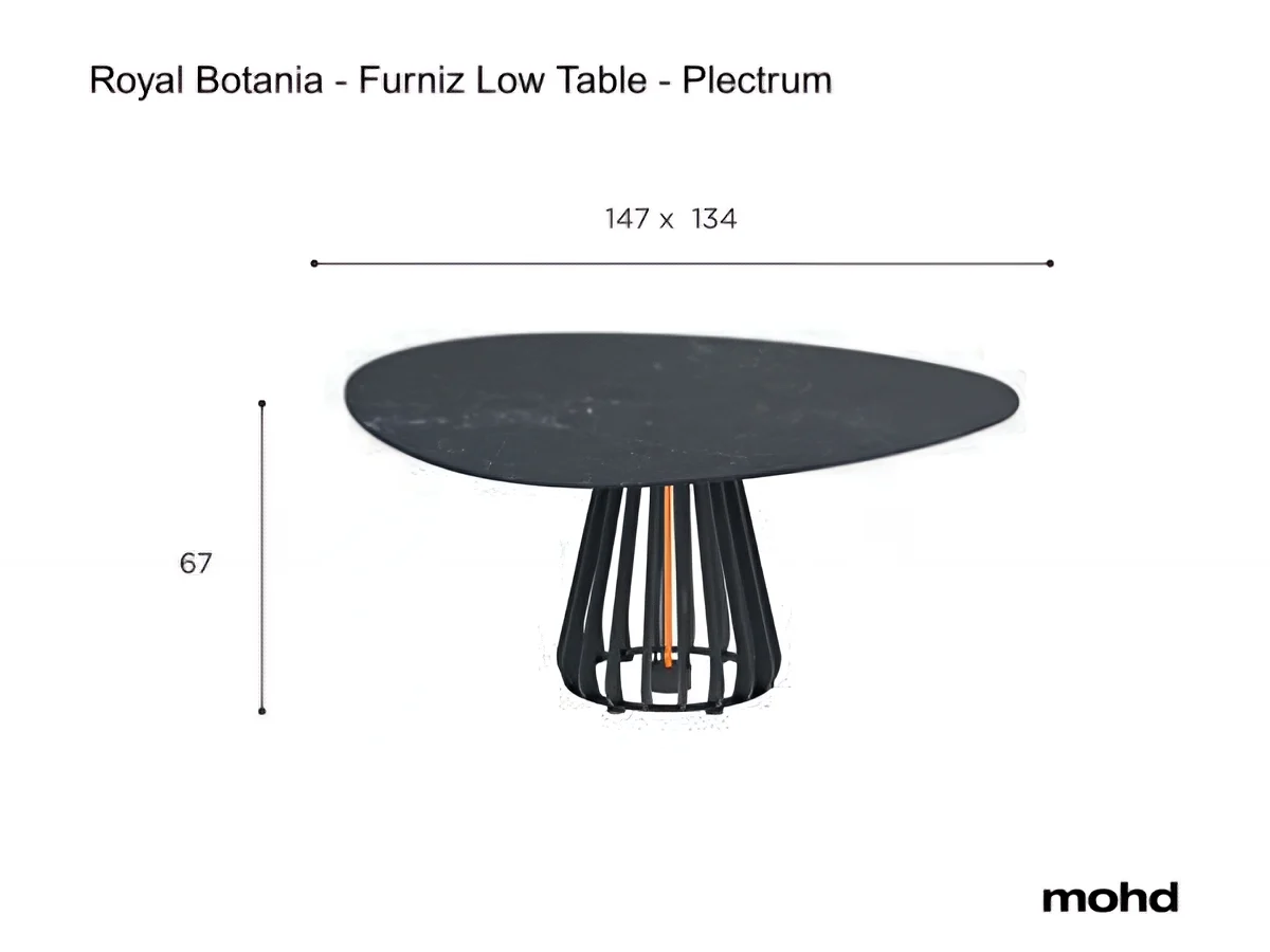 Royal Botania Furniz Low Table Plectrum