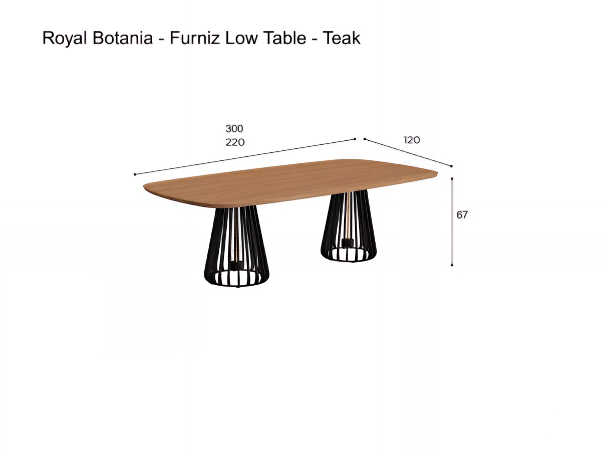Royal Botania Furniz Low Table Teak