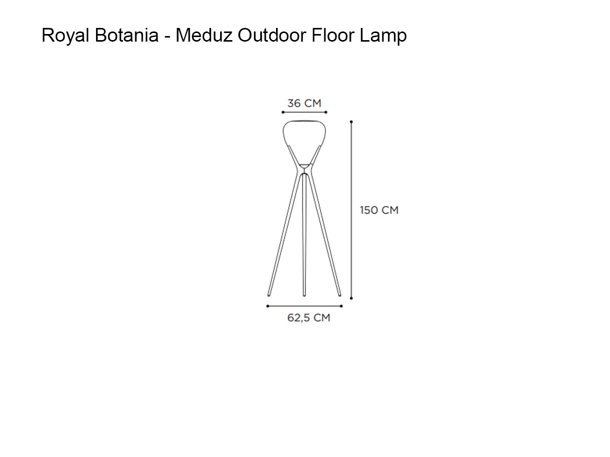 Royal Botania Meduz Outdoor Floor Lamp
