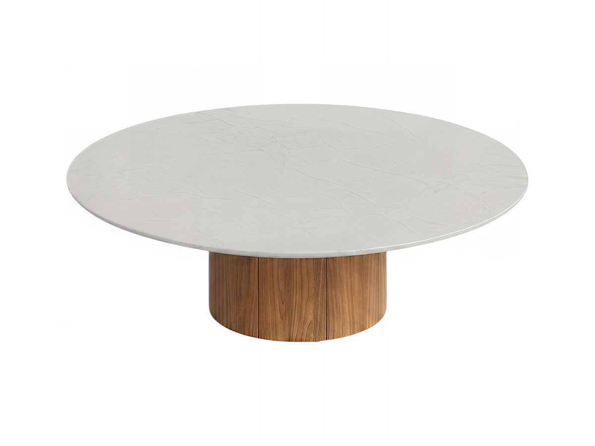 Royal Botania Regaliz Coffee Table Round Concrete Top
