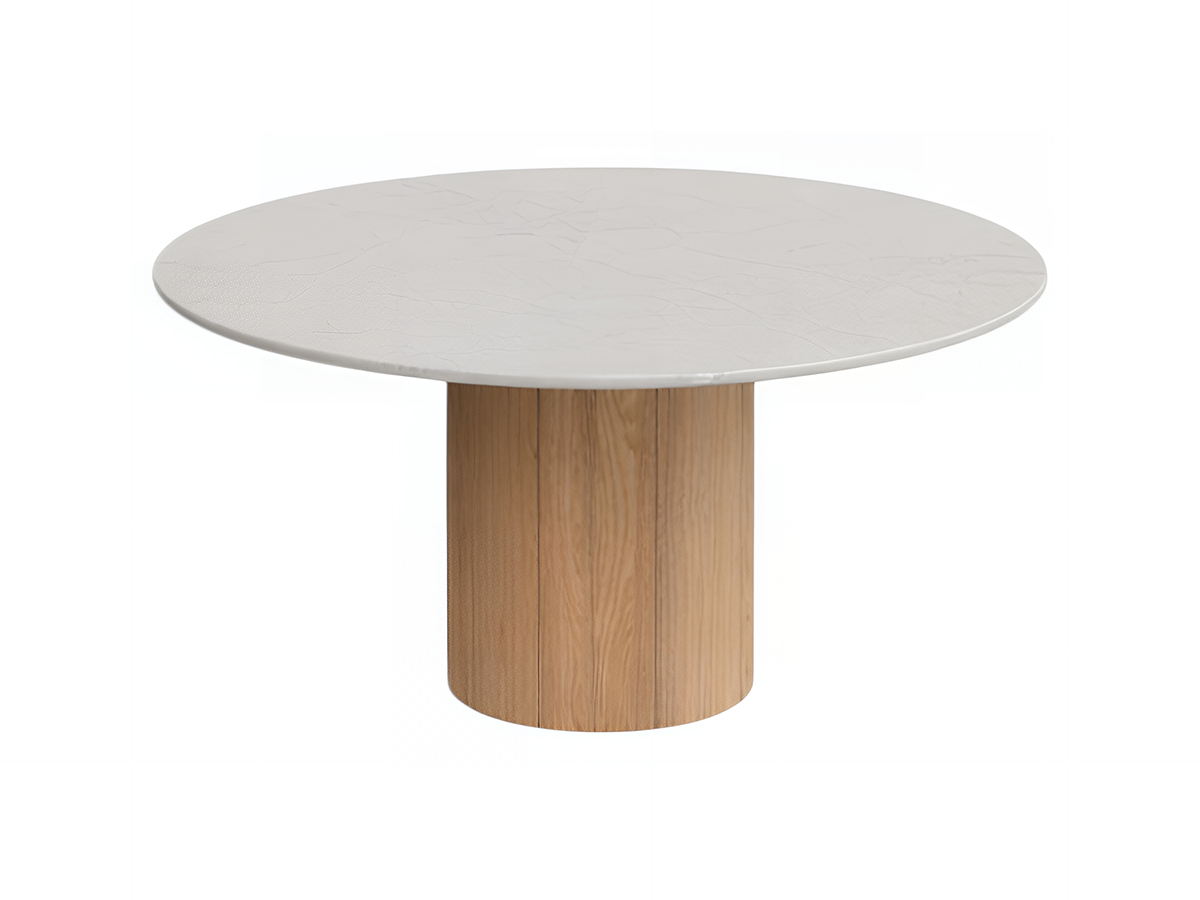 Royal Botania Regaliz Dining Table Round Concrete Top