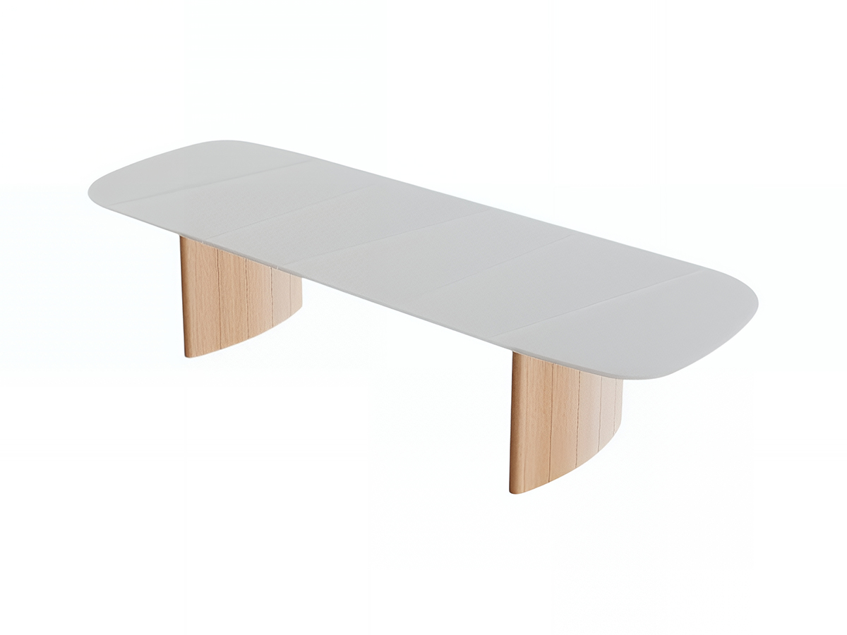 Royal Botania Regaliz Dining Table Segmented L 370 Glass Top