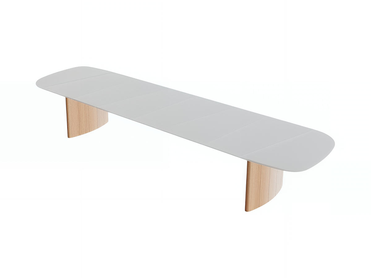 Royal Botania Regaliz Dining Table Segmented L 490 Glass Top