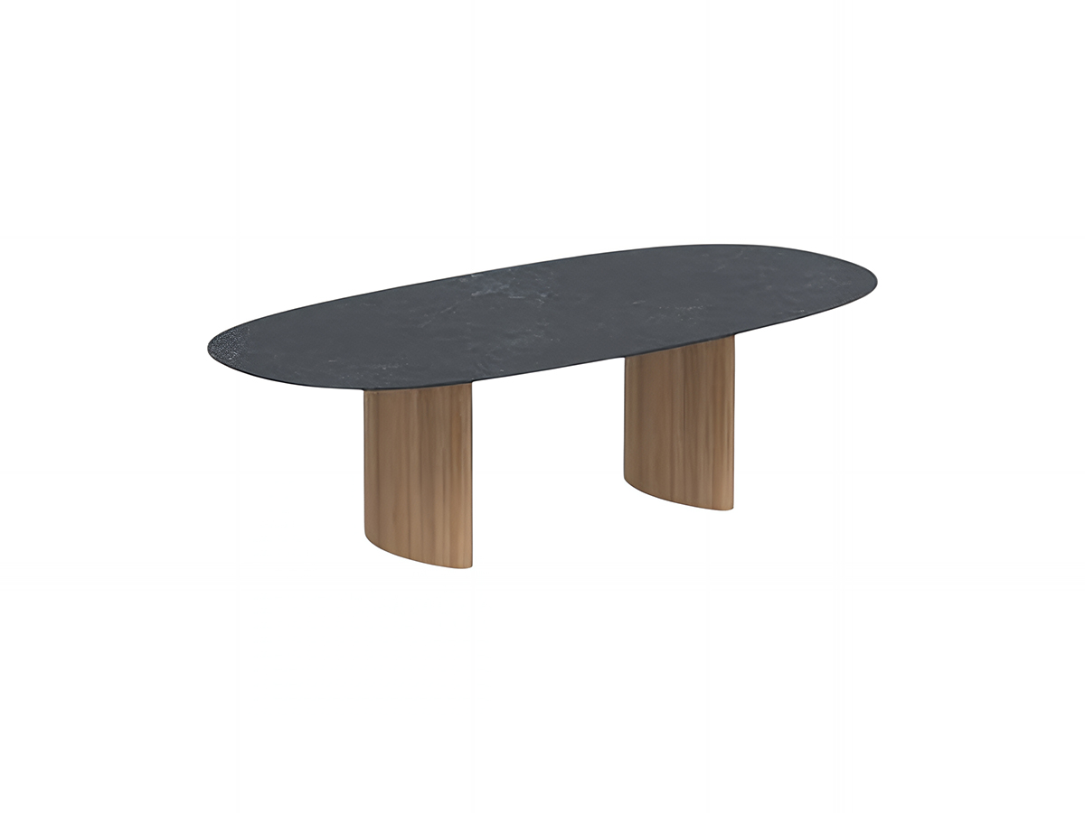 Royal Botania Regaliz Dining Table Super Ellipse Ellipse Base