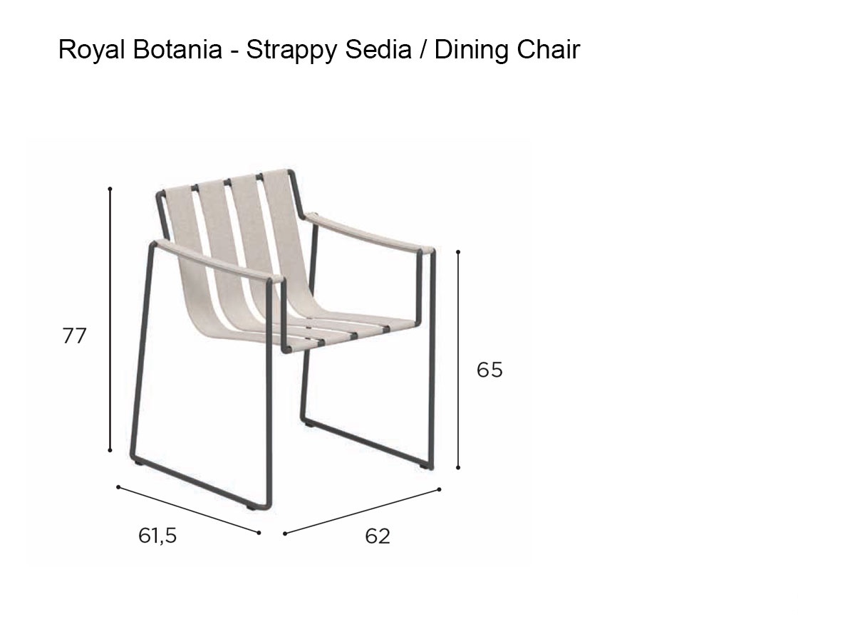 Royal Botania Strappy Dining Chair