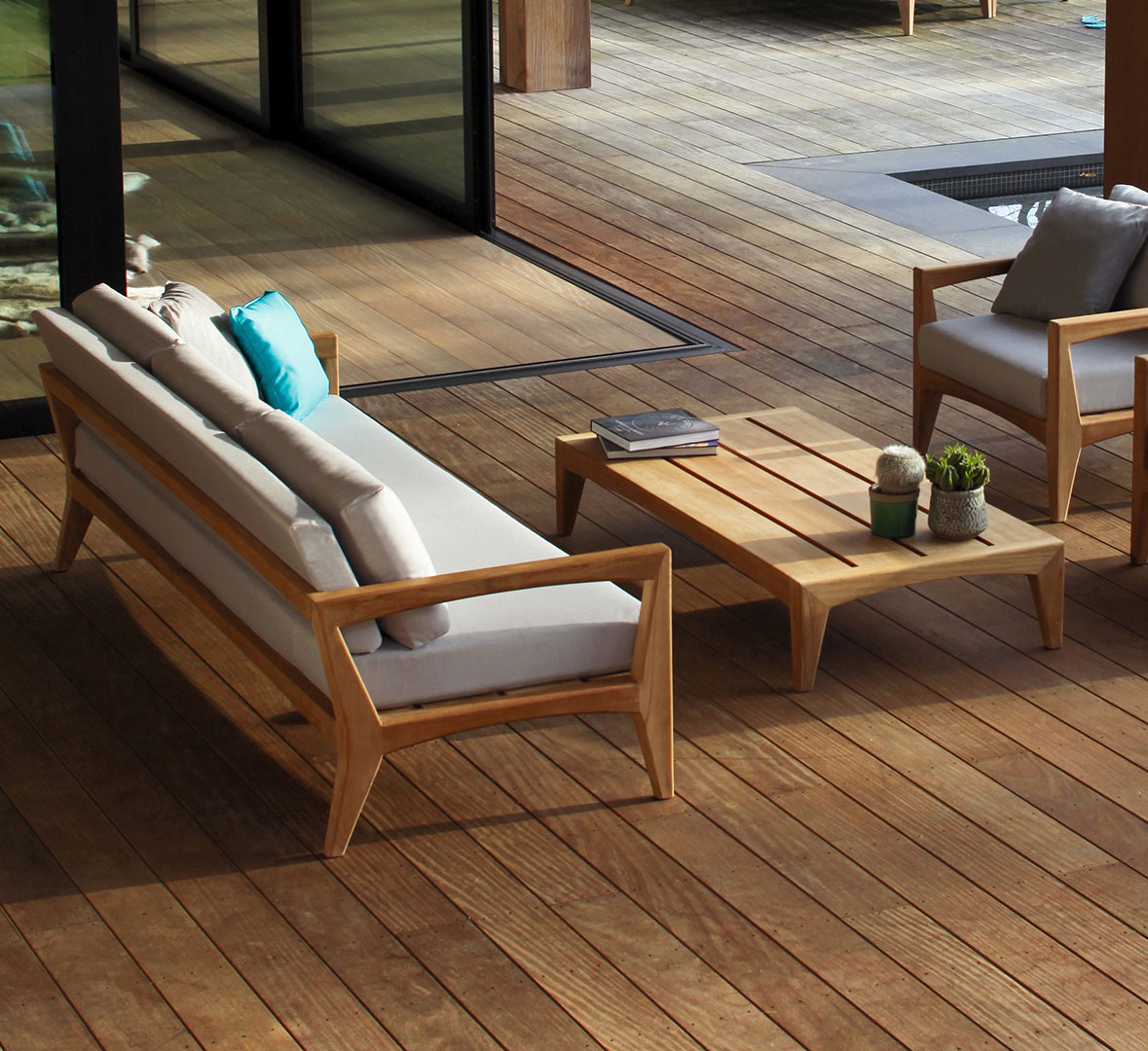 Royal Botania Zenhit Bench With Armrests
