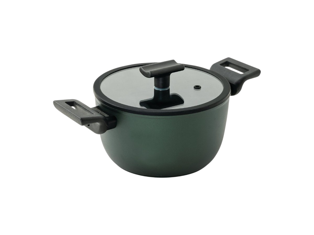 Кастрюля Sambonet Titan Pro Green, высокая 2 ручки