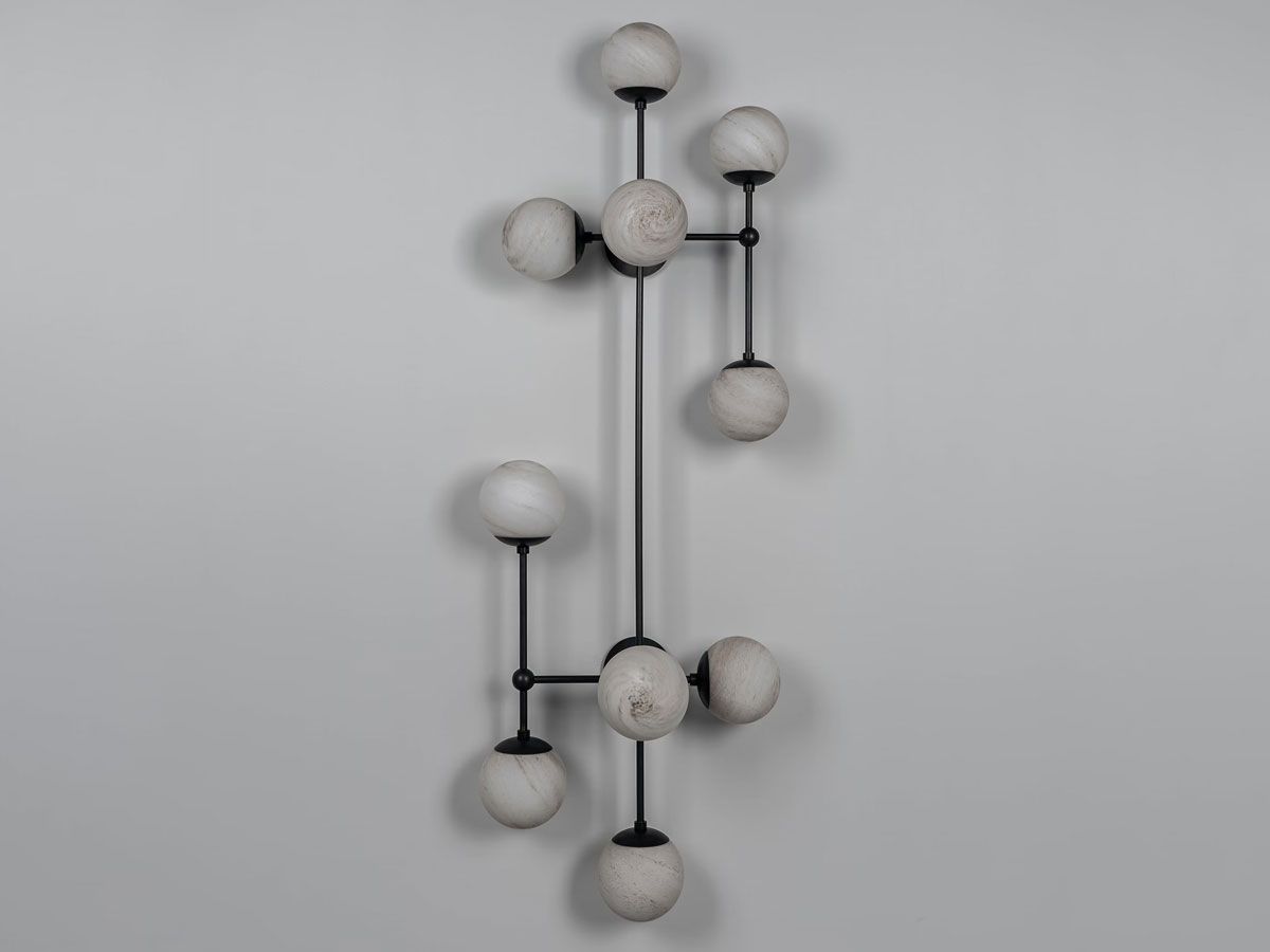 Schwung Armstrong Flush Mount Ceiling Wall Lamp
