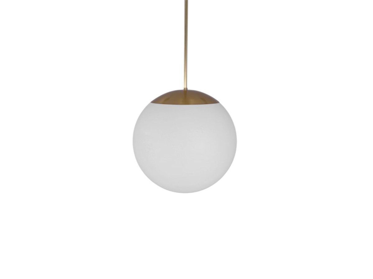 Подвесной светильник Schwung Glass Opal Suspension Lamp Globo, Ø 40 см