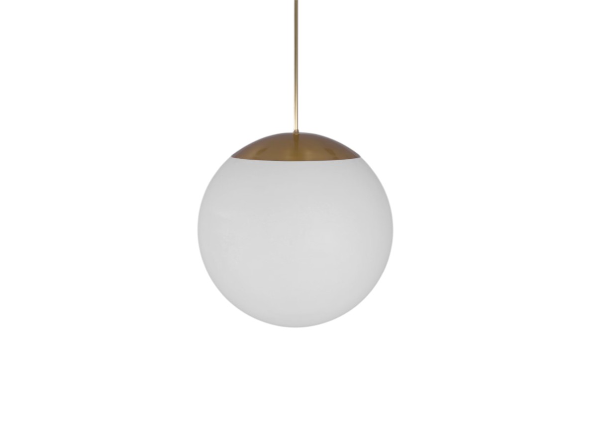 Подвесной светильник Schwung Glass Opal Suspension Lamp Globo, Ø 50 см