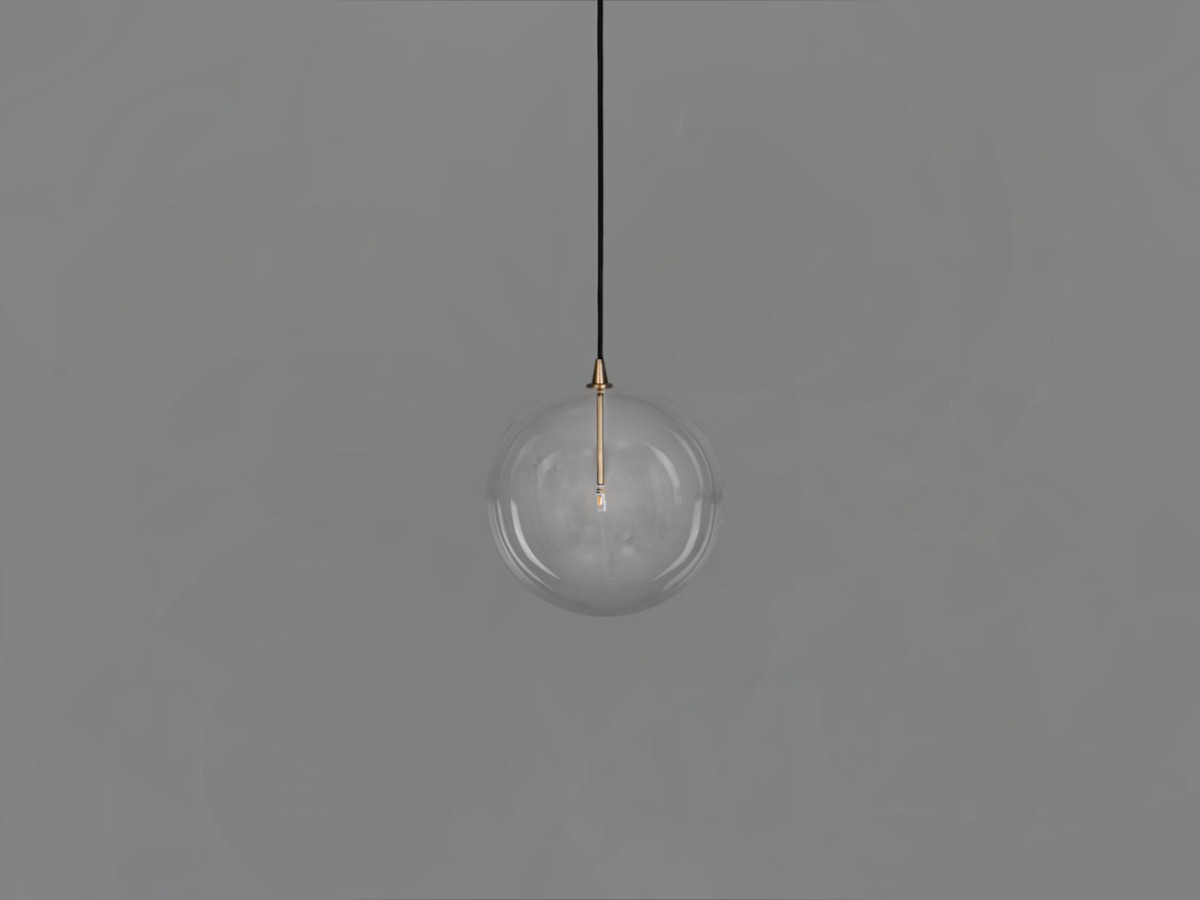 Подвесной светильник Schwung Glass Suspension Lamp Globo, Ø 35 см